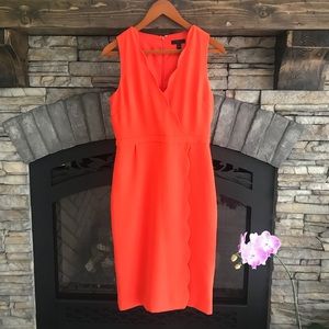 JCrew Scalloped Sheath Dress SIZE 4T